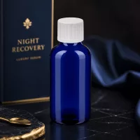 Medizinische 50ml Glasflasche mit kindersicherem Verschluss für Apotheken und Labore