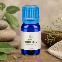 Vielseitige 5ml blaue Glasflasche mit stabilem Verschluss für Kosmetik Pharmazie und Chemie