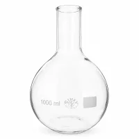 Enghals Stehkolben 1000ml Fassungsvermögen - professionelle Laborausstattung aus Borosilikatglas