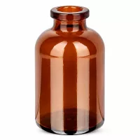 Sterile Injektionsflasche 30ml Braunglas mit Bördelrand für Gummistopfen geeignet