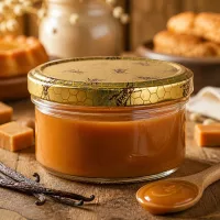 UNiTWIST 186ml Vorratsglas mit goldenem BasicSeal Deckel Bienenmotiv für Karamell Honig und Gelees