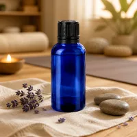 30ml SV-Flasche mit schwarzem Verschlusssystem ideal für DIY Kosmetik und Pflegeprodukte