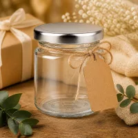 UNiTWIST Miniglas 53ml mit beschriftbarem Anhänger ideal für Hochzeit und Events