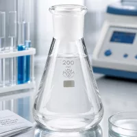 Erlenmeyerkolben 200ml mit Normschliff (29/32)