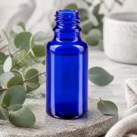 Kompakte blaue 20ml ApoGlas Flasche mit eleganter Form für professionelle Anwendungen