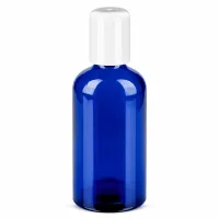 100ml Roll-On Flasche weiß Standardverschluss BlueLine UT18/100