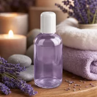 100ml befüllte Roll-On Flasche ClearLine weiss mit Lavendulaöl im Wellness und Beauty Bereich