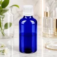 Vielseitige 50ml Glasflasche in Pharmaqualität perfekt für Tinkturen und flüssige Präparate