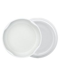 TO63 Schraubdeckel weiss beidseitige Ansicht BioSeal BPA-NI unitemp Konservierungsdeckel