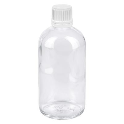 100ml Flasche 11mm Schraubverschluss weiß Originalitätsverschluss ClearLine UT18/100