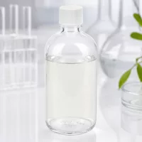 Zylindrische 100ml Glasflasche UT18 ClearLine mit weißem SV für Pharma und Kosmetik
