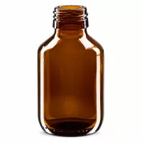 ApoGlas Flasche 100ml braun für pharmazeutische Zwecke ohne PP28 Deckel