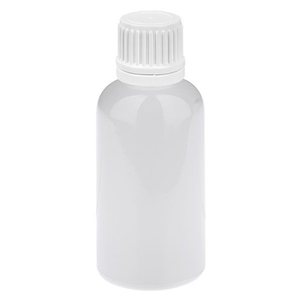 30ml Flasche 11mm Schraubverschluss weiß Originalitätsverschluss WhiteLine UT...