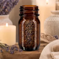30ml Braunglas Weithalsflasche mit weiter Öffnung für Wellness und Spa