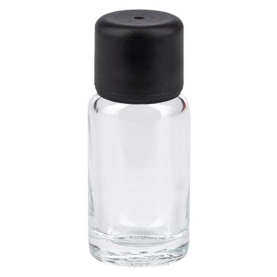 10ml Flasche 6mm Schraubverschluss schwarz Standard ClearLine UT18/10