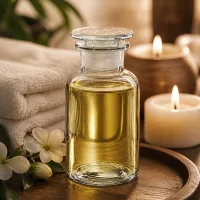 Hochwertige Weithalsflasche 250ml Klarglas mit Glasstopfen für Naturkosmetik und Wellness