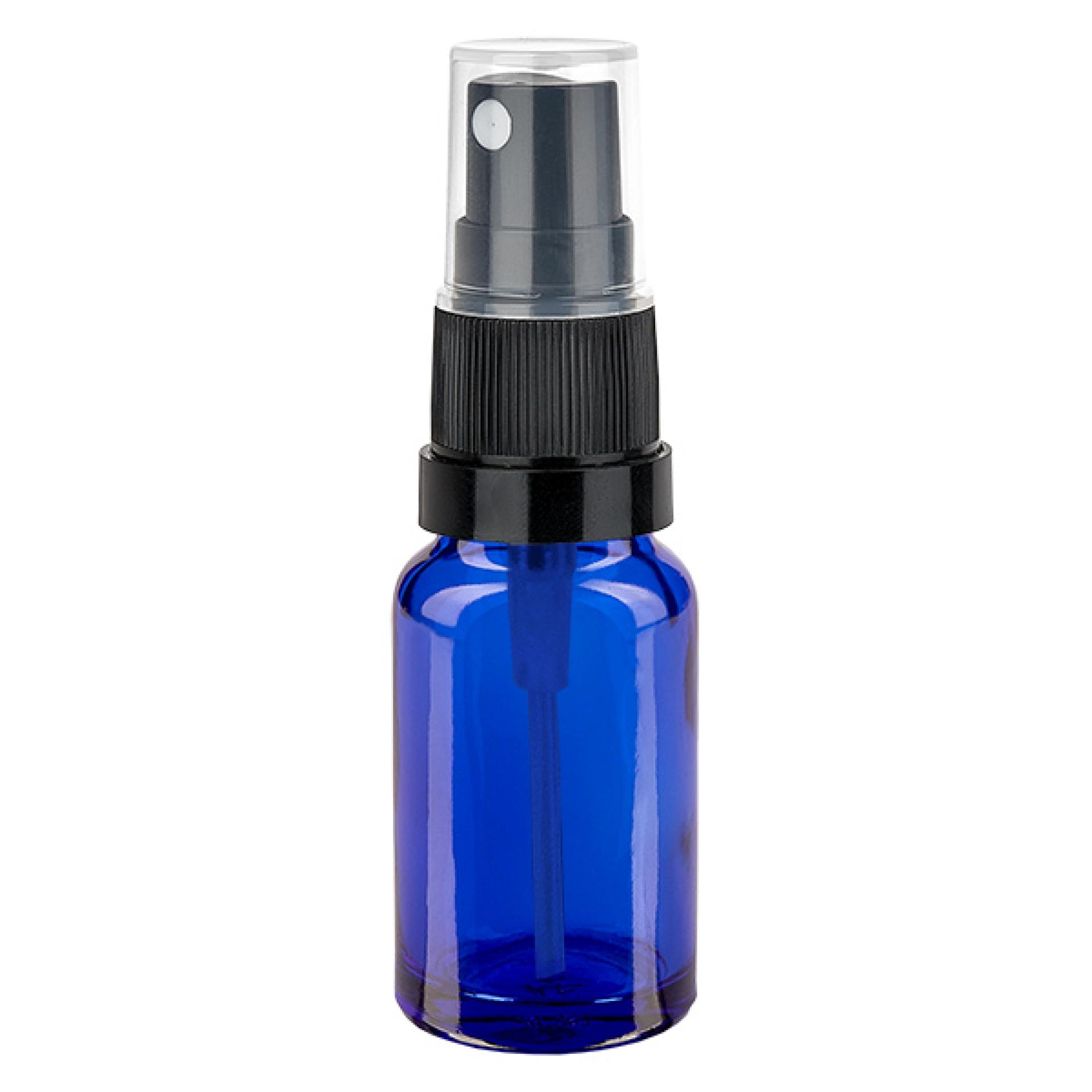 10ml Sprayflasche schwarz/transparent Standardverschluss BlueLine UT18/10