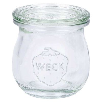 75ml Tulpenglas mit Glasdeckel WECK RR40