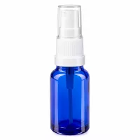 Handliche 10ml Sprayflasche blau weiß für präzise Dosierung von Flüssigkeiten