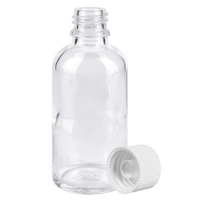 50ml Flasche 11mm Schraubverschluss weiß Standard ClearLine UT18/50