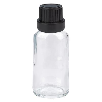 20ml Tropfflasche 2mm schwarz Originalitätsverschluss ClearLine UT18/20