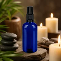 Professionelle Sprayflasche 100ml aus UV-schützendem blauem Glas für hochwertige Anwendungen