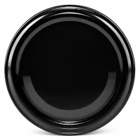 UNiTWIST TO63 Metalldeckel schwarz glänzend BPA-NI unitemp mit BioSeal Runddeckel 63mm