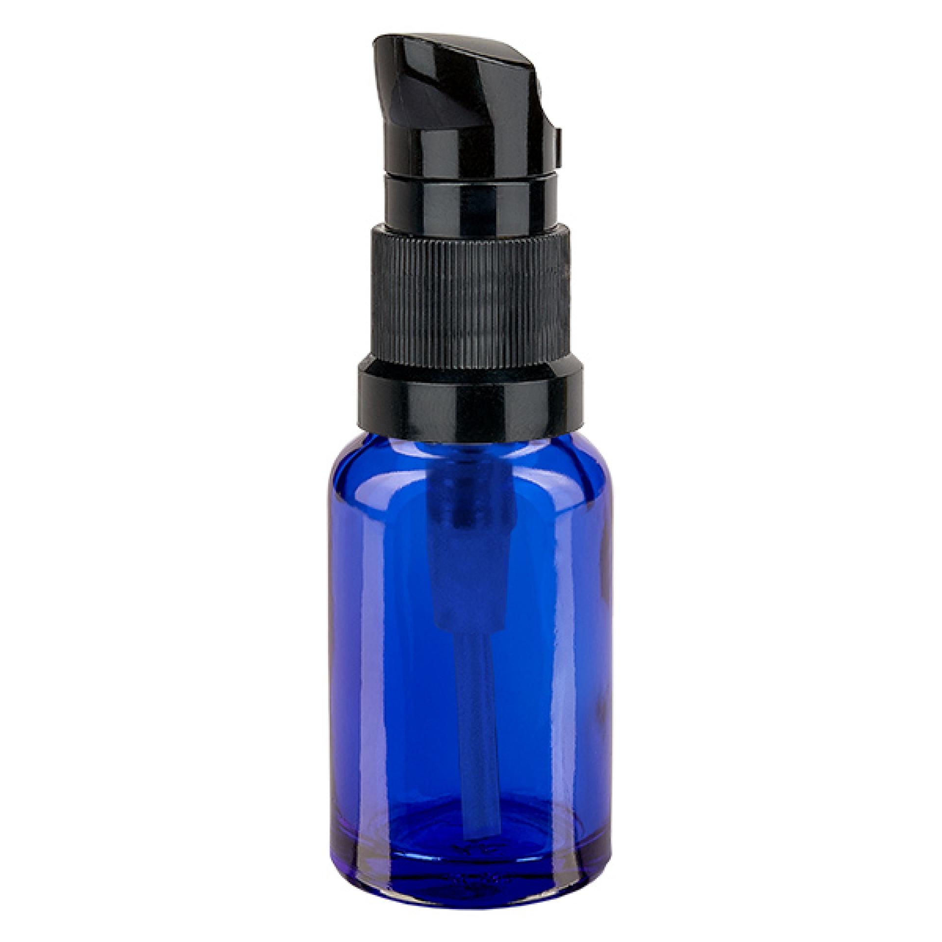 10ml Pumpflasche schwarz Standardverschluss BlueLine UT18/10