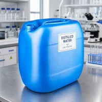 Blauer Lagerkanister 30 Liter ohne Verschluss ideal für Laboranwendungen und Flüssigkeiten
