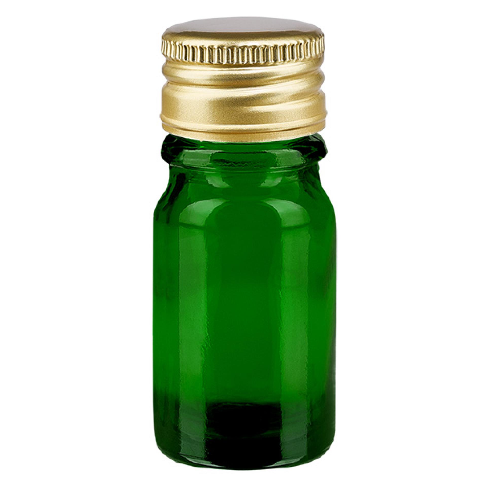 5ml Flasche 11mm Schraubverschluss Alu-Gold Standard GreenLine UT18/5