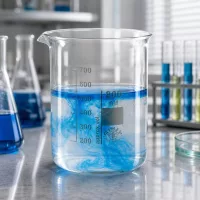 Becherglas 800ml aus thermoshock-resistentem Borosilikatglas für Temperaturwechsel-Experimente