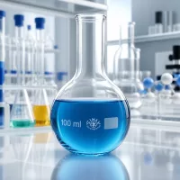Messkolben 100ml mit engem Ausguss für kontrollierte Flüssigkeitsabgabe und Mischungen