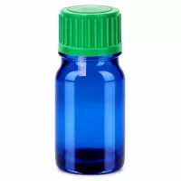 Hochwertige Tropfflasche 5ml Fassungsvermögen mit kindersicherem grünem Verschluss