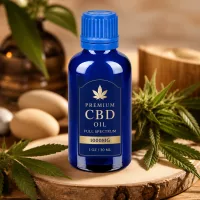 Robuste 50ml Tropfflasche aus getöntem Glas mit zuverlässigem Verschluss für Naturextrakte