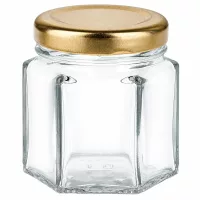 47ml Hexaglas mit BasicSeal Deckel gold UNiTWIST