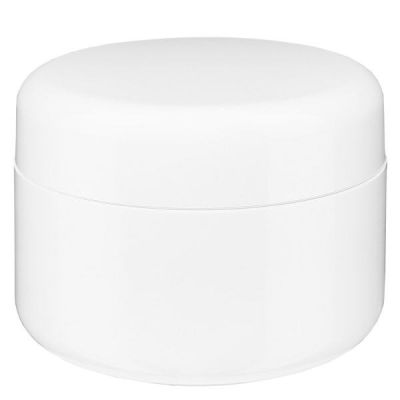 Cremedose Softline weiß 100ml mit Schraubverschluss