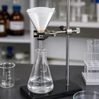 Laborglastrichter 85mm Borosilikat mit optimaler Trichterform für Umfüllarbeiten