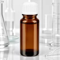 Pharmazeutische Tropfflasche 10ml Braunglas STD weiß für ätherische Öle