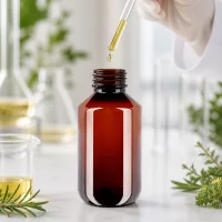 Leichte PET Flasche 200ml mit sicherem Originalitätsverschluss für Naturextrakte