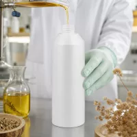 Naturkosmetik Abfüllflasche 250ml weiß HDPE für Öle Extrakte und Tinkturen