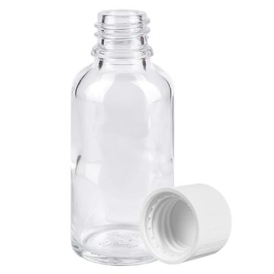 20ml Flasche 11mm Schraubverschluss weiß Standard Kindersicherung ClearLine UT18/20