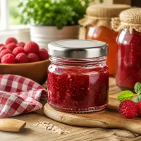 UNiTWIST Glasbehälter 33ml für selbstgemachte Marmelade kleines Rundglas mit Deckel