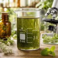 Borosilikat Becherglas 5ml UNiTWIST niedrige Form für Kräuterextraktion und Naturkosmetik