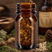 Kompakte 30ml Weithalsflasche in Braun ideal für Reise und unterwegs