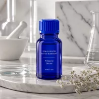 10ml Premium Glasflasche in Kobaltblau für DIY Kosmetik und selbstgemischte Tinkturen