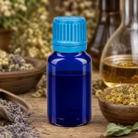 Handliche 10ml Glasflasche mit kindergesichertem Verschluss für sichere Aufbewahrung