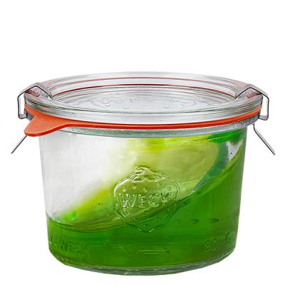 48er Set Weck Gläser 80ml Sturzgläser mit 48 Glasdeckeln, 48
