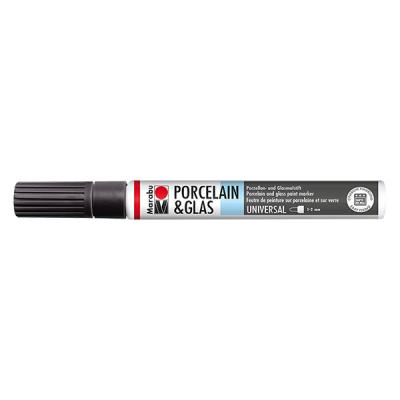 Malstift Schwarz 1-2mm für Glas/Porzellan