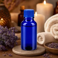 20ml Apothekerflasche in elegantem Blau mit standardisiertem 11mm Gewinde für sichere Lagerung