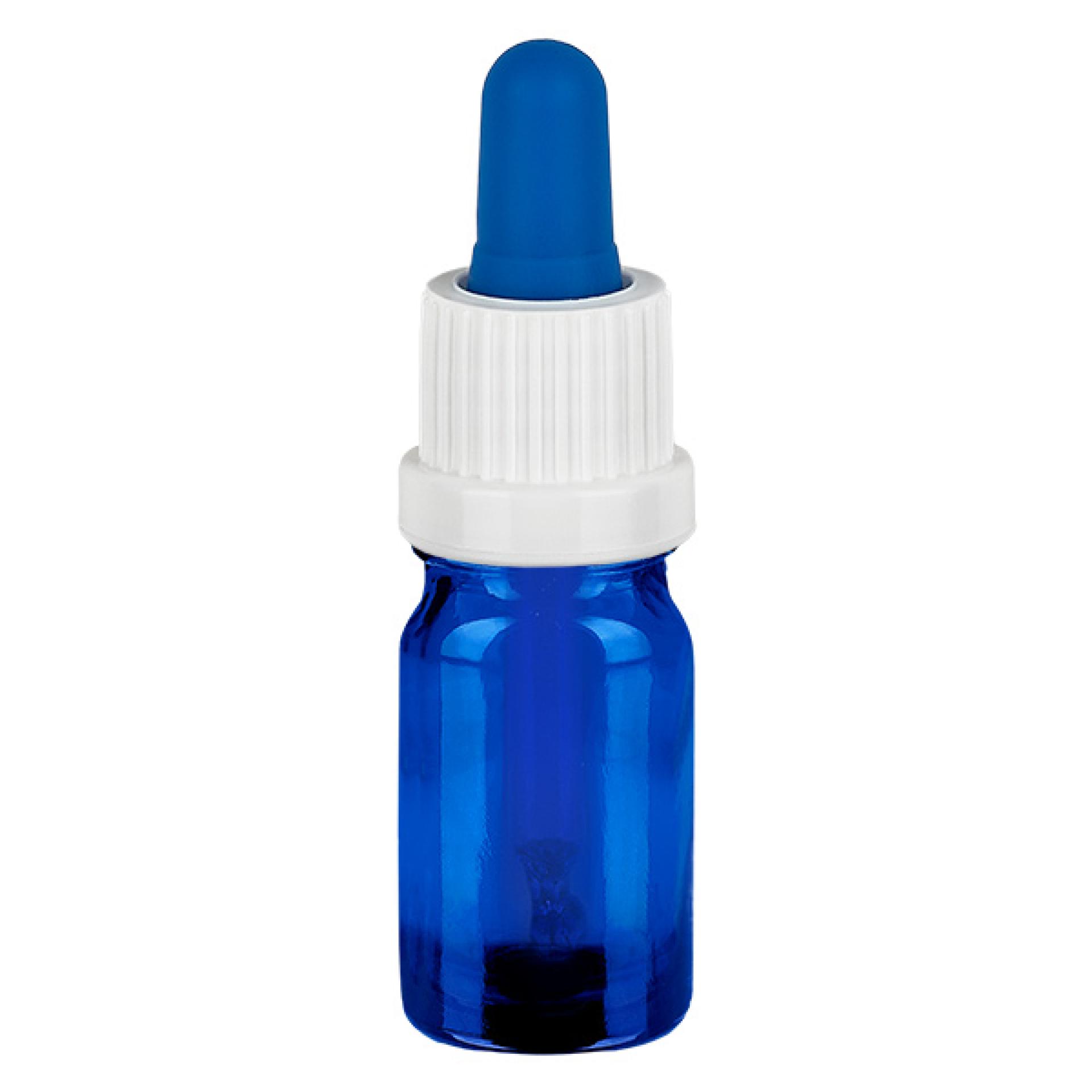 5ml Pipettenflasche weiß/blau Originalitätsverschluss BlueLine UT18/5